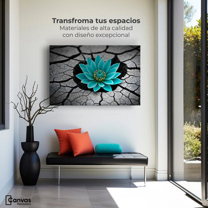 Cuadros Decorativos Canvas Revolution | Crecimiento Azul | Montaje1