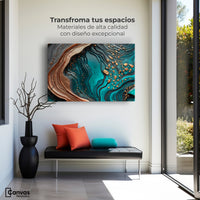 Cuadros Decorativos Canvas Revolution | Elegancia Acuatica | Montaje1