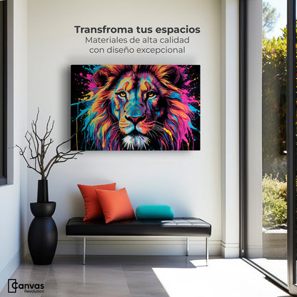 Cuadros Decorativos Canvas Revolution | Esplendor Salvaje | Montaje1