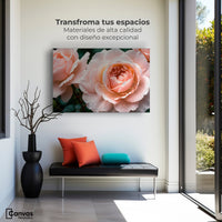 Cuadros Decorativos Canvas Revolution | Eterna Rosa Inglesa | Montaje1