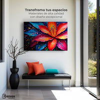 Cuadros Decorativos Canvas Revolution | Flor Aurea Nitida | Montaje1