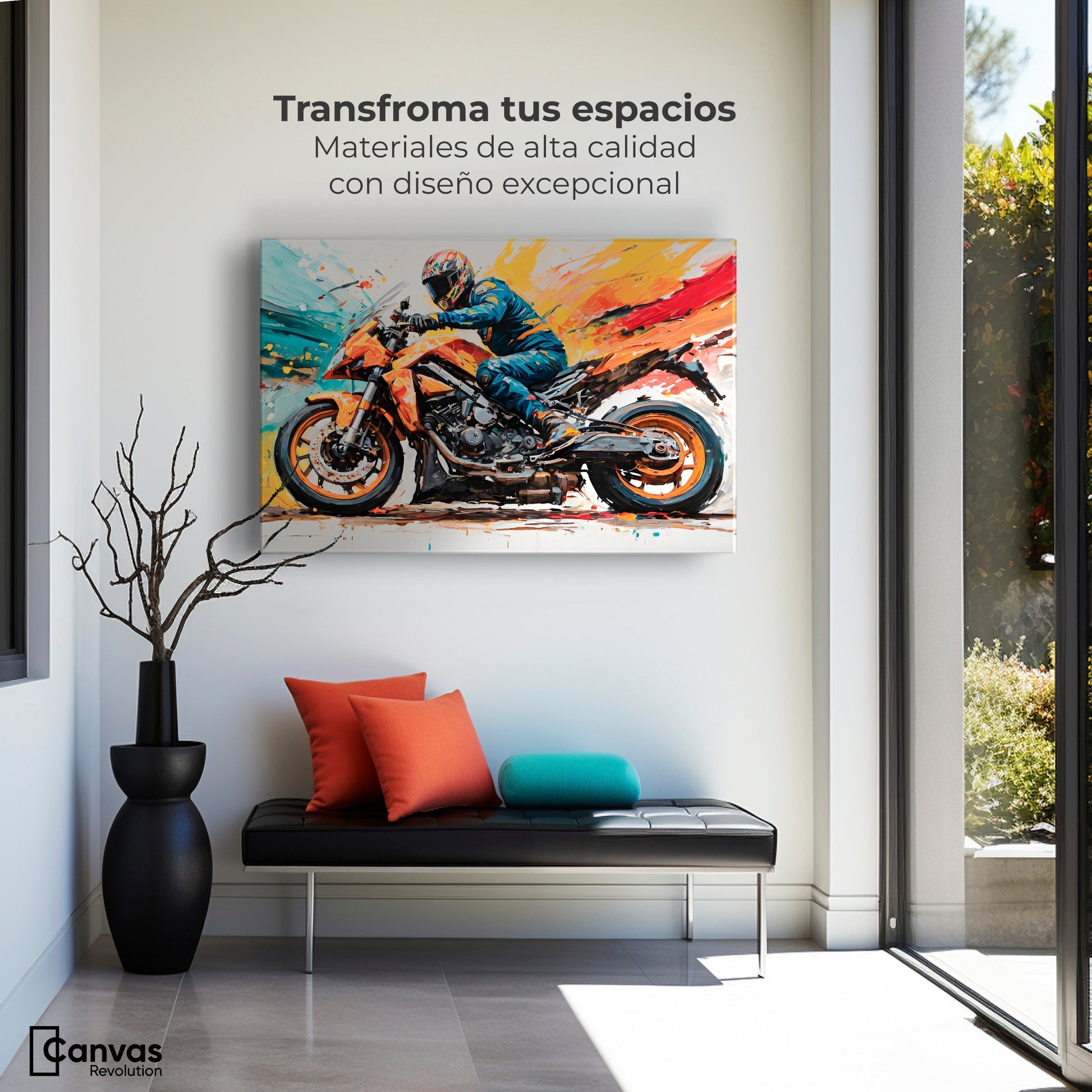 Cuadros Decorativos Canvas Revolution | Furia Motorizada | Montaje1