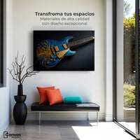 Cuadros Decorativos Canvas Revolution | Guitarra Estelar | Montaje1