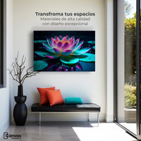 Cuadros Decorativos Canvas Revolution | Loto Brillo Divino | Montaje1