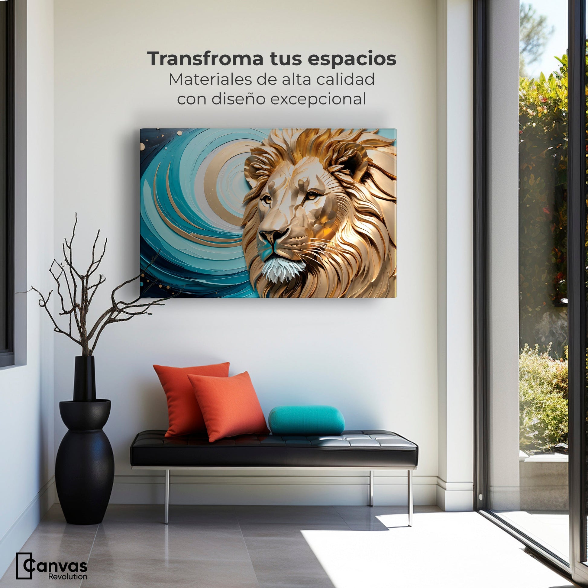 Cuadros Decorativos Canvas Revolution | Majestad Salvaje | Montaje1