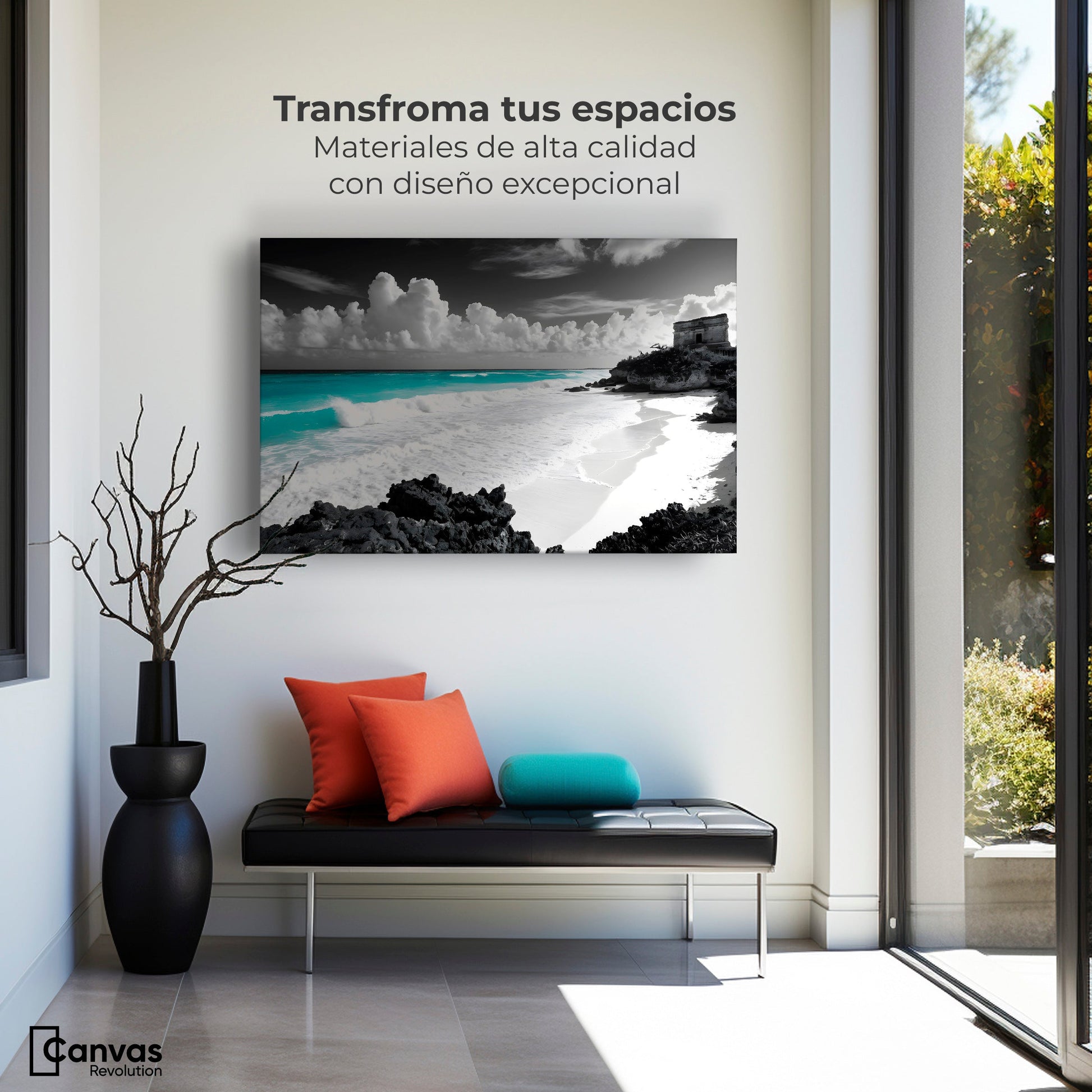 Cuadros Decorativos Canvas Revolution | Mar De Cristal | Montaje1