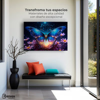 Cuadros Decorativos Canvas Revolution | Mariposa Celestial | Montaje1