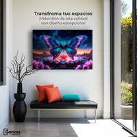 Cuadros Decorativos Canvas Revolution | Mariposa Encantada | Montaje1