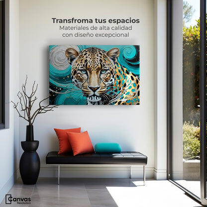 Cuadros Decorativos Canvas Revolution | Mirada De Cheetah | Montaje1