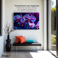 Cuadros Decorativos Canvas Revolution | Orquidea Luz Sutil | Montaje1