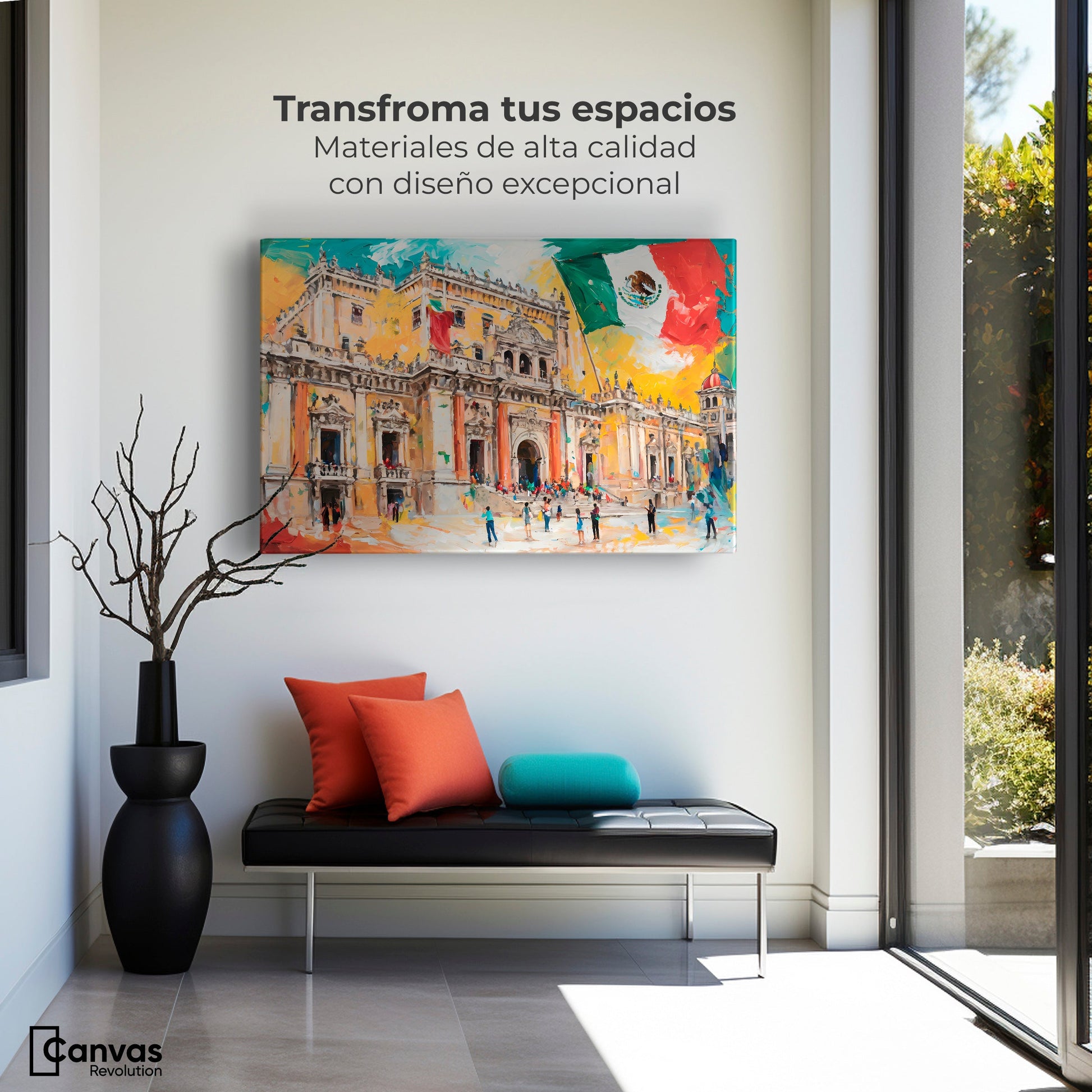 Cuadros Decorativos Canvas Revolution | Palacio Nacional | Montaje1