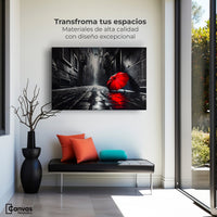Cuadros Decorativos Canvas Revolution | Rojo Al Viento | Montaje1