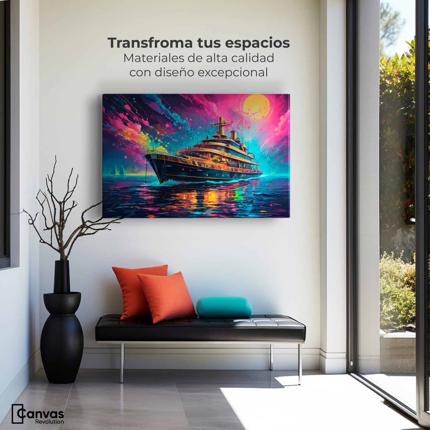 Cuadros Decorativos Canvas Revolution | Suenos Nauticos | Montaje1