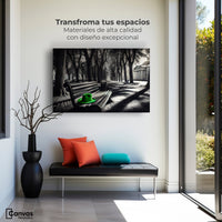 Cuadros Decorativos Canvas Revolution | Verde En Descanso | Montaje1