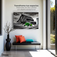 Cuadros Decorativos Canvas Revolution | Verde En La Granja | Montaje1