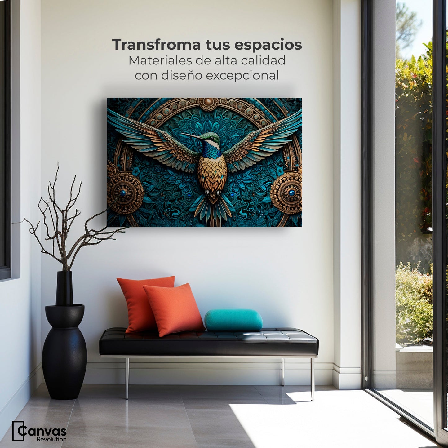 Cuadros Decorativos Canvas Revolution | Vuelo Encantado | Montaje1