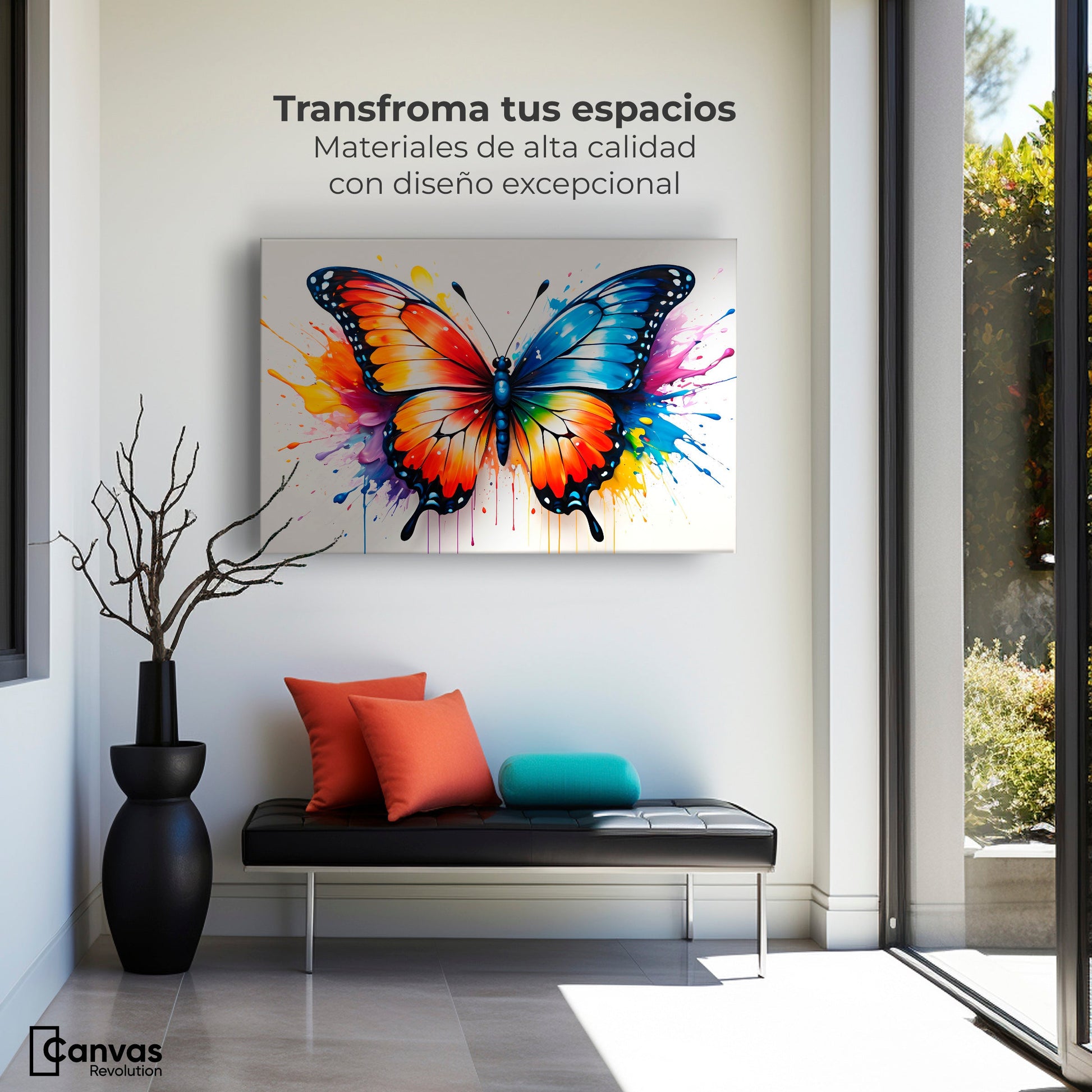 Cuadros Decorativos Canvas Revolution | Vuelo Explosivo | Montaje1