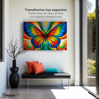 Cuadros Decorativos Canvas Revolution | Vuelo Fragmentado | Montaje1