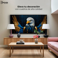 Cuadros Decorativos Canvas Revolution | Abrazo Majestuoso | Montaje2