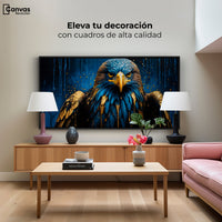 Cuadros Decorativos Canvas Revolution | Aguila Vibrante | Montaje2