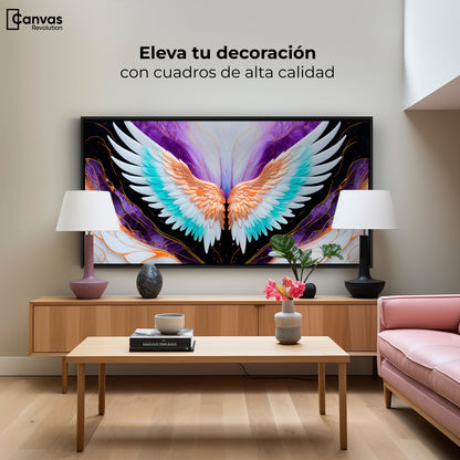 Cuadros Decorativos Canvas Revolution | Alas Angel Alma | Montaje2