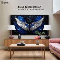 Cuadros Decorativos Canvas Revolution | Alas Angel Cosmico | Montaje2