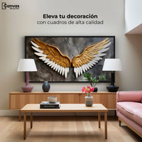 Cuadros Decorativos Canvas Revolution | Alas Angel Eterno | Montaje2