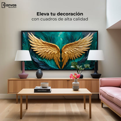 Cuadros Decorativos Canvas Revolution | Alas Angel Libre | Montaje2