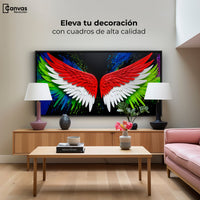 Cuadros Decorativos Canvas Revolution | Alas Angel Radiante | Montaje2