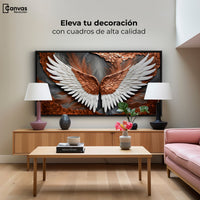 Cuadros Decorativos Canvas Revolution | Alas De Eternidad | Montaje2