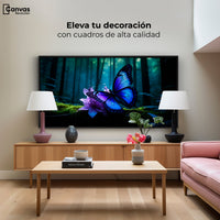 Cuadros Decorativos Canvas Revolution | Alas Entre Arboles | Montaje2