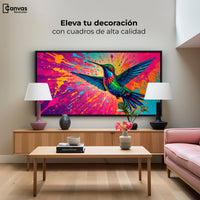 Cuadros Decorativos Canvas Revolution | Aleteo Prismatico | Montaje2