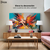 Cuadros Decorativos Canvas Revolution | Angel Caido Colores | Montaje2