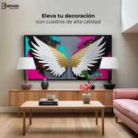 Cuadros Decorativos Canvas Revolution | Angel Protector | Montaje2
