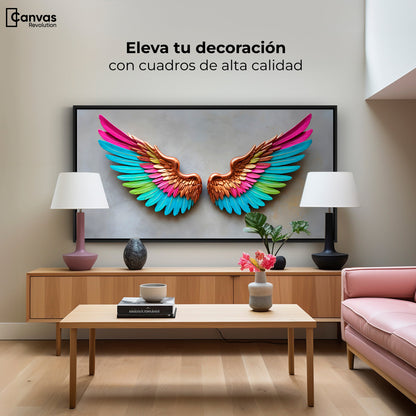 Cuadros Decorativos Canvas Revolution | Angel Resplandor | Montaje2