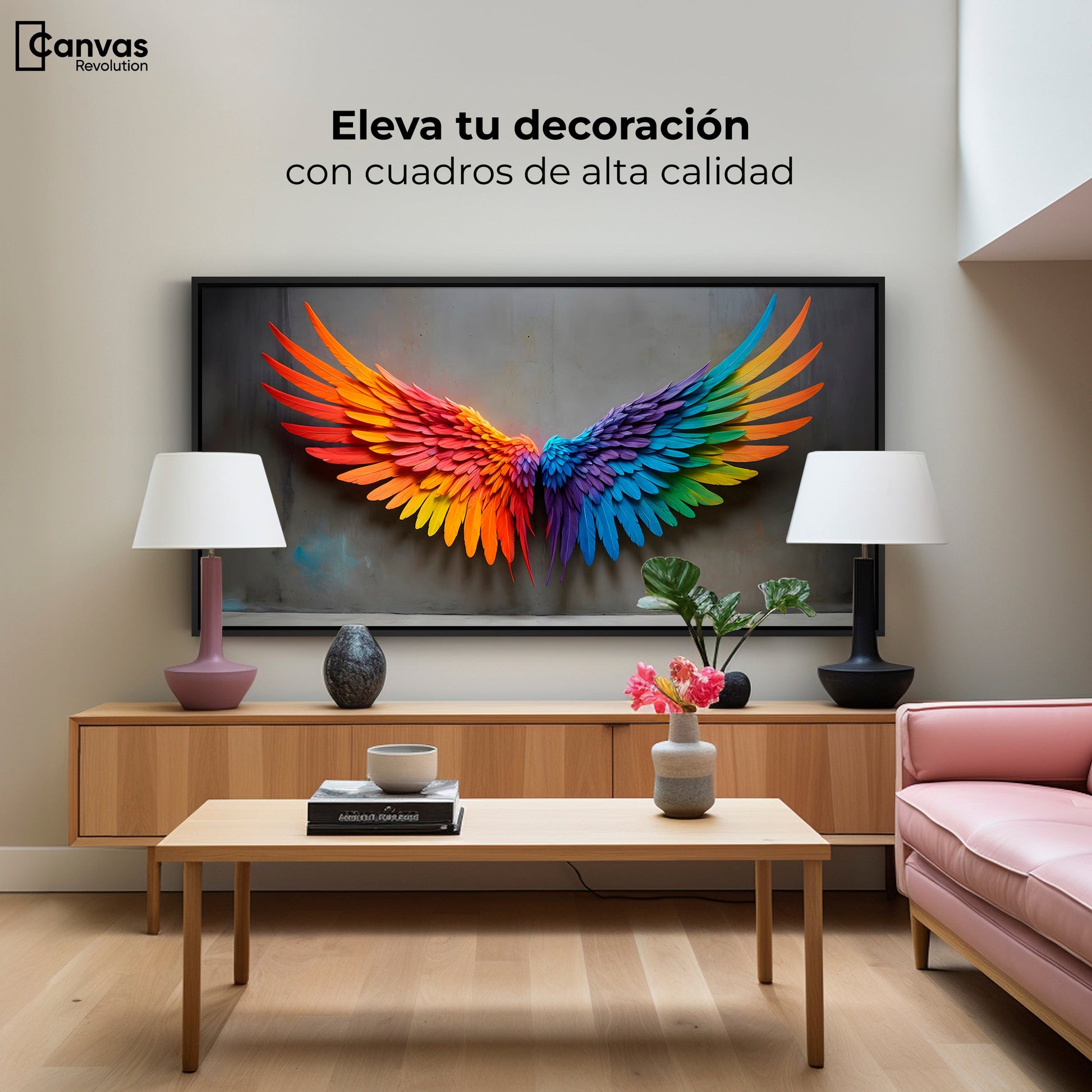 Cuadros Decorativos Canvas Revolution | Angel Vuelo Sutil | Montaje2