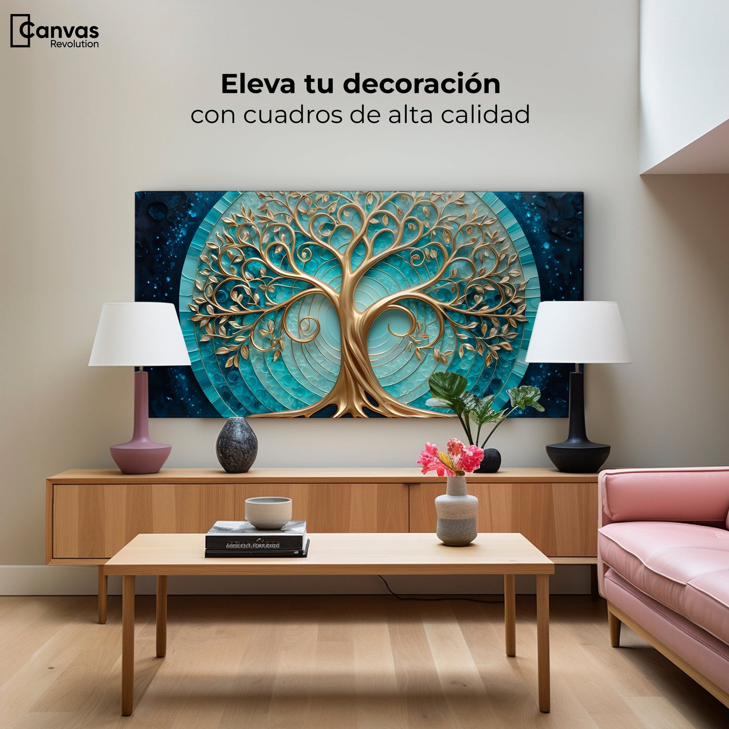 Cuadros Decorativos Canvas Revolution | Arbol De Los Suenos | Montaje2