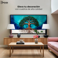 Cuadros Decorativos Canvas Revolution | Arbol Vida Energia | Montaje2