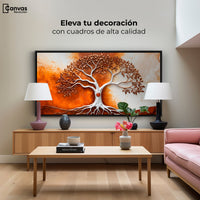 Cuadros Decorativos Canvas Revolution | Arbol Vida Tierra | Montaje2