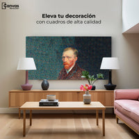 Cuadros Decorativos Canvas Revolution | Autorretrato Por Vincent Van Gogh | Montaje2