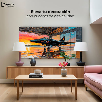 Cuadros Decorativos Canvas Revolution | Base Aerea Ocaso | Montaje2
