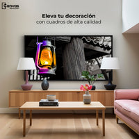 Cuadros Decorativos Canvas Revolution | Brillo En El Muelle | Montaje2