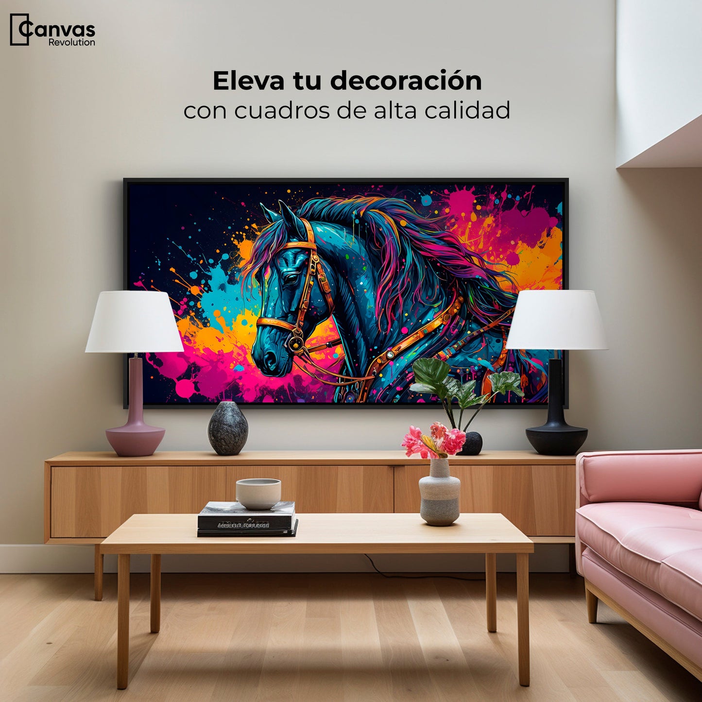 Cuadros Decorativos Canvas Revolution | Cabalgata Estelar | Montaje2