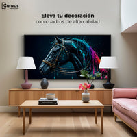 Cuadros Decorativos Canvas Revolution | Caballo Cosmico | Montaje2