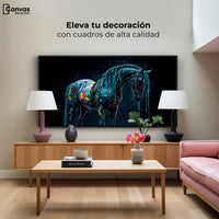 Cuadros Decorativos Canvas Revolution | Caballo Fusiones | Montaje2