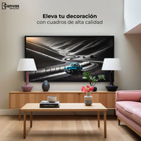 Cuadros Decorativos Canvas Revolution | Carretera Celeste | Montaje2