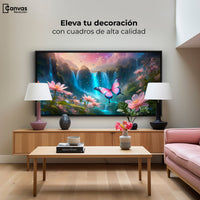 Cuadros Decorativos Canvas Revolution | Cascada De Alas | Montaje2