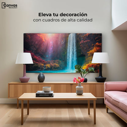 Cuadros Decorativos Canvas Revolution | Cascada Luminosa | Montaje2