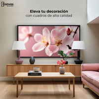 Cuadros Decorativos Canvas Revolution | Cerezo Rosado Flor | Montaje2