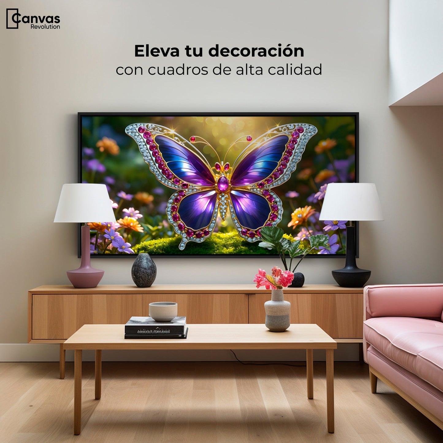 Cuadros Decorativos Canvas Revolution | Danza De Gemas | Montaje2